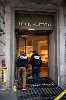 Louis Vuitton Store in Paris Hit by Ram-Raid Burglary