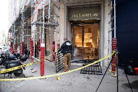 Louis Vuitton Store in Paris Hit by Ram-Raid Burglary