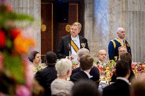 Royal Dinner for Diplomatic Corps in Amsterdam