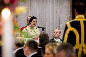 Royal Dinner for Diplomatic Corps in Amsterdam