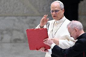 Pope Leo XIV Addresses Media in Vatican