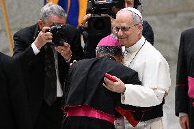 Pope Leo XIV Addresses Media in Vatican