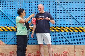 Foreign Tourists in Shanghai