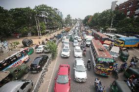 Traffic Jam in Dhaka - Bangladesh