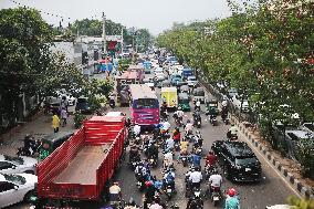 Traffic Jam in Dhaka - Bangladesh