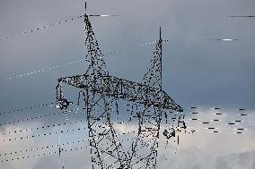 High-Voltage Line Installed for Data4 Data Center - Marcoussis