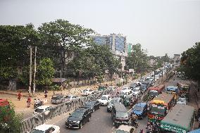 Traffic Jam in Dhaka - Bangladesh