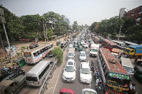 Traffic Jam in Dhaka - Bangladesh