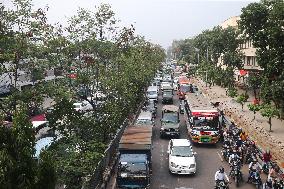Traffic Jam in Dhaka - Bangladesh