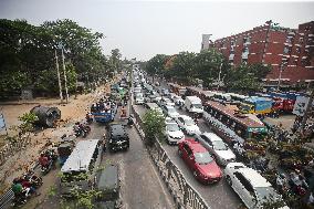Traffic Jam in Dhaka - Bangladesh