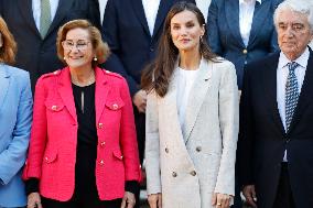 Queen Letizia Working Meeting - Madrid