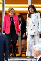 Queen Letizia Working Meeting - Madrid