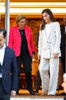Queen Letizia Working Meeting - Madrid