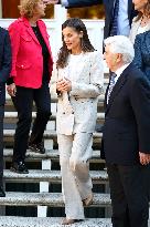 Queen Letizia Working Meeting - Madrid