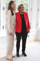 Queen Letizia Working Meeting - Madrid