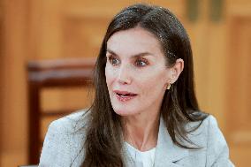 Queen Letizia Royal Audiences - Madrid
