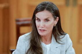Queen Letizia Royal Audiences - Madrid