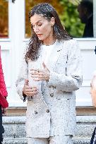 Queen Letizia Royal Audiences - Madrid