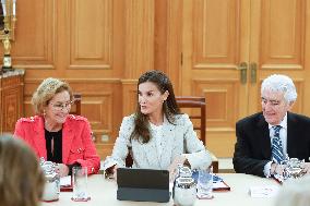 Queen Letizia Royal Audiences - Madrid