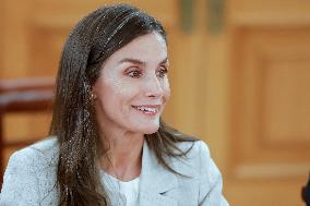 Queen Letizia Royal Audiences - Madrid