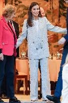 Queen Letizia Royal Audiences - Madrid