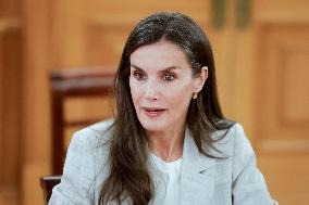 Queen Letizia Royal Audiences - Madrid