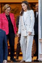Queen Letizia Royal Audiences - Madrid