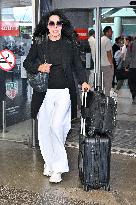 Cannes Yamina Benguigui At Nice Airport JR