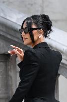 Kim Kardashian Arrives at Paris Courthouse for Robbery Trial Testimony