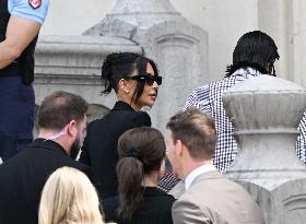 Kim Kardashian Arrives at Paris Courthouse for Robbery Trial Testimony