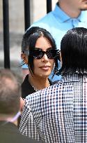 Kim Kardashian Arrives at Paris Courthouse for Robbery Trial Testimony