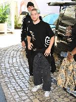 Michou Arrives at Hotel Martinez - Cannes