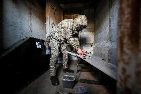 Ukrainian UAV pilots operate Domakha reconnaissance drone in Donetsk region