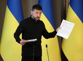 News conference of Volodymyr Zelenskyy on May 13, 2025