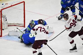 ICE HOCKEY WC SLOVENIA-LATVIA