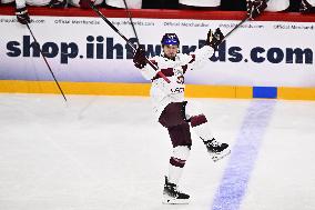 ICE HOCKEY WC SLOVENIA-LATVIA