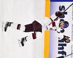 ICE HOCKEY WC SLOVENIA-LATVIA