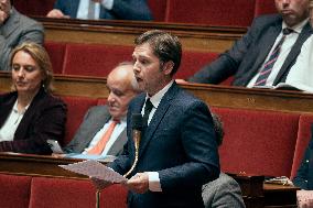 Questions to the government at the National Assembly - Paris AJ