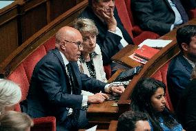 Questions to the government at the National Assembly - Paris AJ