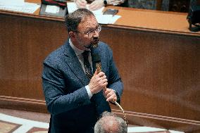 Questions to the government at the National Assembly - Paris AJ