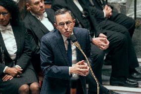 Questions to the government at the National Assembly - Paris AJ