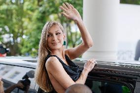 Bella Hadid is going out Hotel Martinez MP