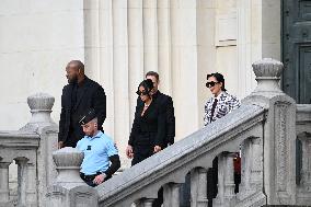Kim Kardashian Leaves The Court - Paris