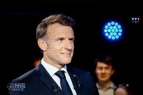 Emmanuel Macron interview - Paris EB