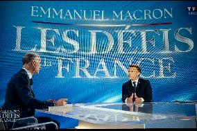 Emmanuel Macron interview - Paris EB