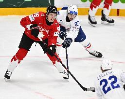 ICE HOCKEY WC CANADA-FRANCE