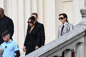 Kim Kardashian Leaves The Court - Paris