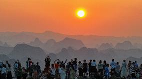 Layers of Mountains in Yangshuo