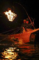 Opening of cormorant fishing season in central Japan