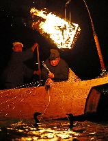 Opening of cormorant fishing season in central Japan